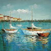 Seascape Boat Paintings Image