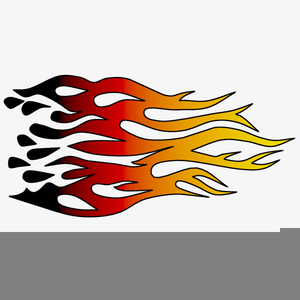 Flames Outlines clip art - vector clip art online, royalty free & public  domain