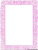 Purple Floral Border Image