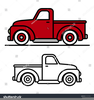 Cartoon Pick Up Truck Clipart Image