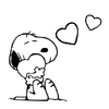 Snoopy Heart Clipart Image