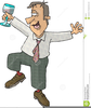 Clipart Man Drinking Wine Image