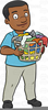 Man Doing Laundry Clipart Image
