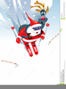 Clipart Of Santa Deer Image