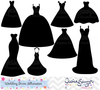 Free Wedding Dress Clipart Image