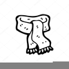 Scarf Clipart Black And White Image