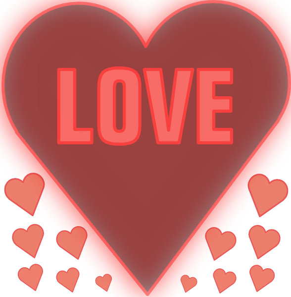 pink heart clip art free. Love In A Heart clip art