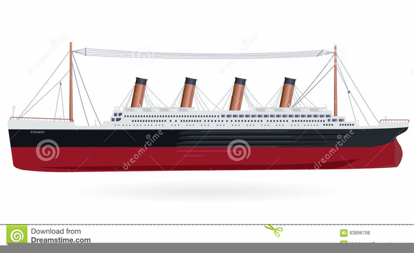 titanic boat clipart