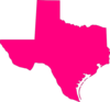 Pink Texas Clip Art