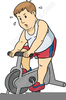Exercise Bike Clipart Image