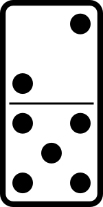 Domino Set 15 Clip Art
