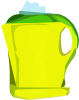 Electric Yellow Teapot Clip Art