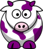 Purple Cow Clip Art