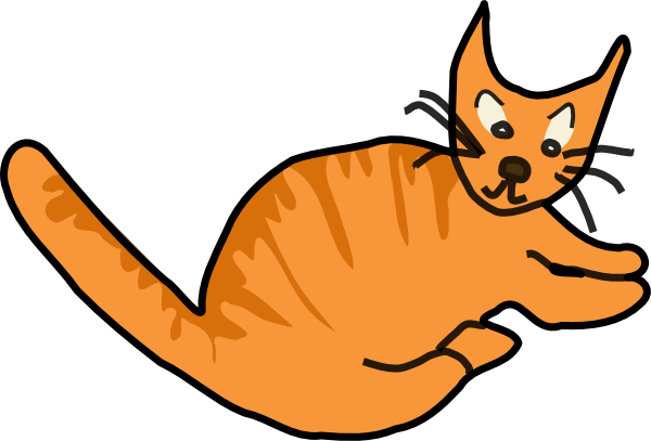 free cartoon cat clip art - photo #38