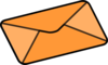 Orange Envelpoe Clip Art