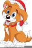 Christmas Puppies Clipart Image