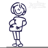 Free Clipart Pregnant Lady Image