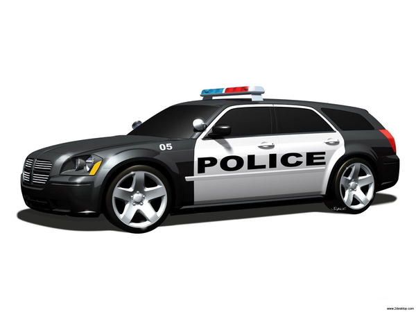 animated clip art police car - photo #27
