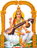Goddess Saraswati Clipart Image