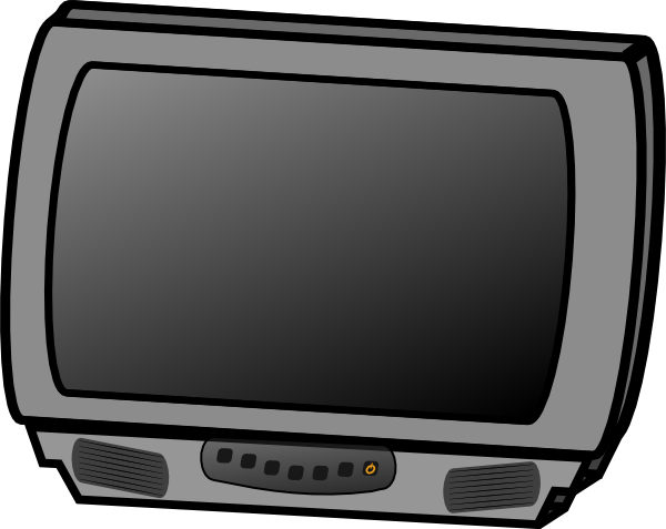 clip art tv. Lcd Television clip art