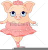 Clipart Dancing Pig Image