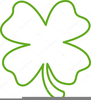 Leaf Clover Clipart Image