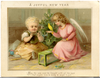 Victorian Christmas Angel Clipart Image