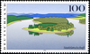 Stamp Saalelandschaft (germany) Image