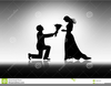 Man Proposing To Woman Clipart Image