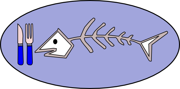 fish dinner clipart - photo #6