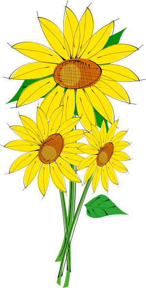 free clip art sunflowers flowers - photo #20