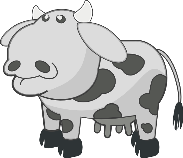 cartoon animals clipart. Cow Animal Cartoon clip art