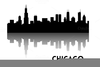 Chicago Skyline Silhouette Image