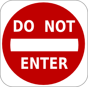 Do Not Enter Sign Clip Art At Clker Vector Clip Art Online
