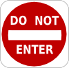 Do Not Enter Sign Clip Art