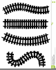 Clipart Track Train Image