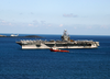Uss Harry S. Truman (cvn 75) Arrives In Souda Bay For A New Year S Holiday Port Visit. Image