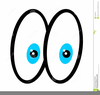 Moving Eyes Clipart Image