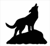 Clipart Coyote Howling Image