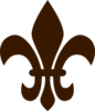 Fleur De Lis Darkbrown Md Image