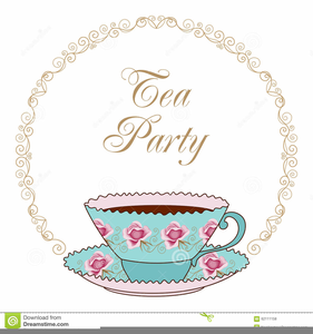 clipart tea party