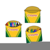 Box Of Crayons Clipart Image