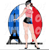 Clipart Girl Pin Up Image