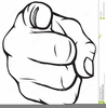 Finger Pointing At You Clipart Image