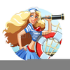 Girl Sailor Clipart Image