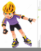 Free Clipart Rollerblade Image