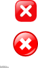 Error Icons Clip Art