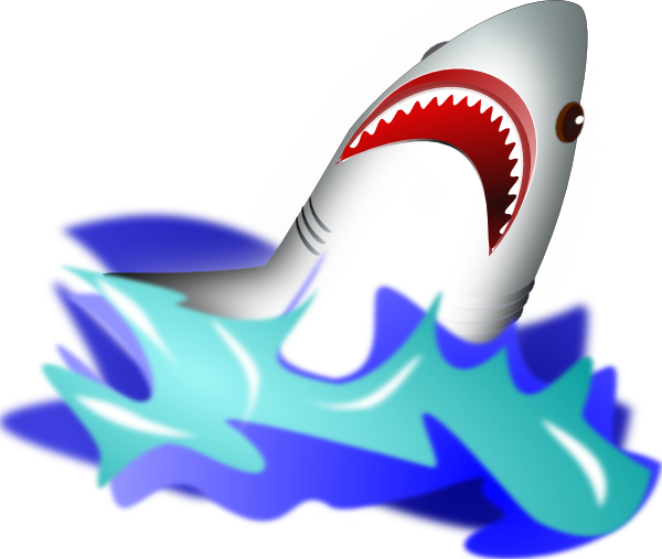 clipart cartoon shark - photo #6