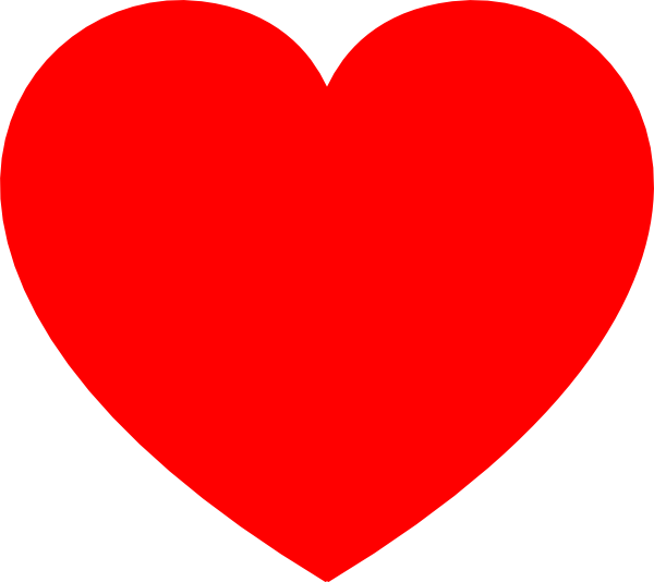 red heart clip art free - photo #20
