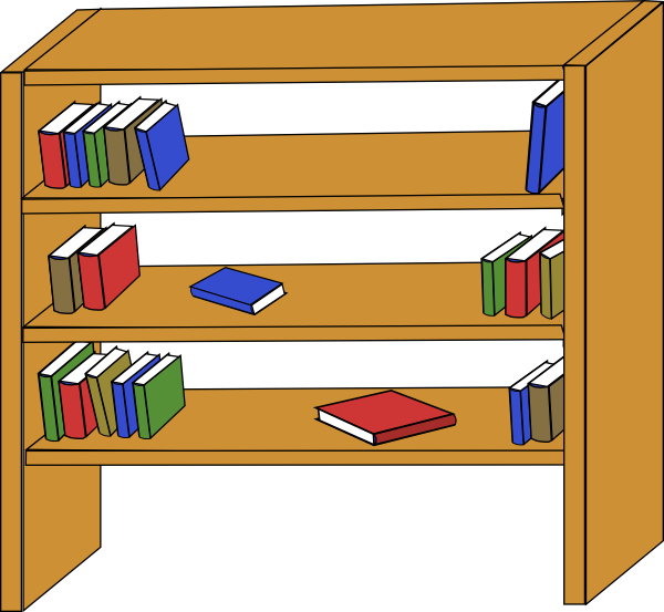 clipart bookcase - photo #2